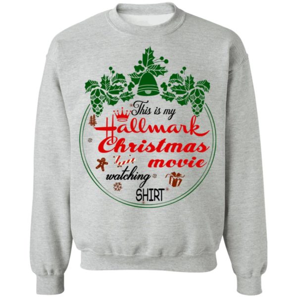 This Is My Christmas Movie Watching Shirt, Long Sleeve