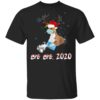 Australian Shepherd Dog Bye Bye 2020 Christmas New Year T-Shirt, Long Sleeve