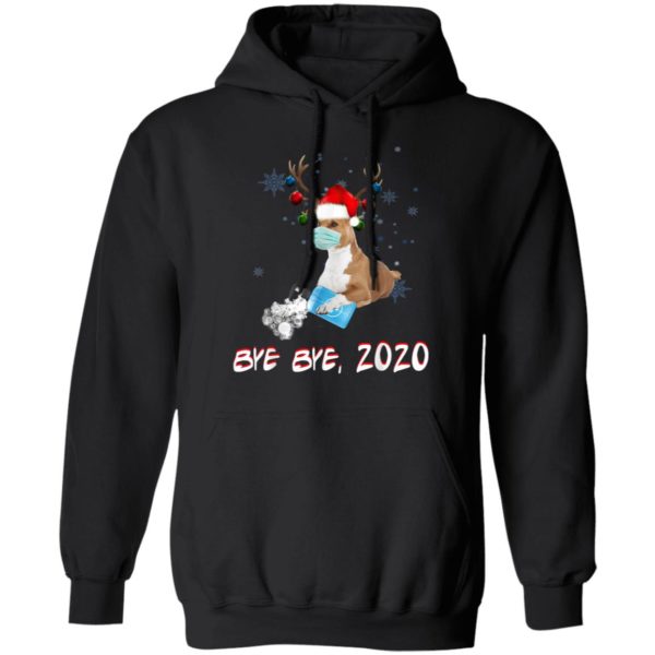 Basenji Dog Bye Bye 2020 Christmas New Year T-Shirt, Long Sleeve