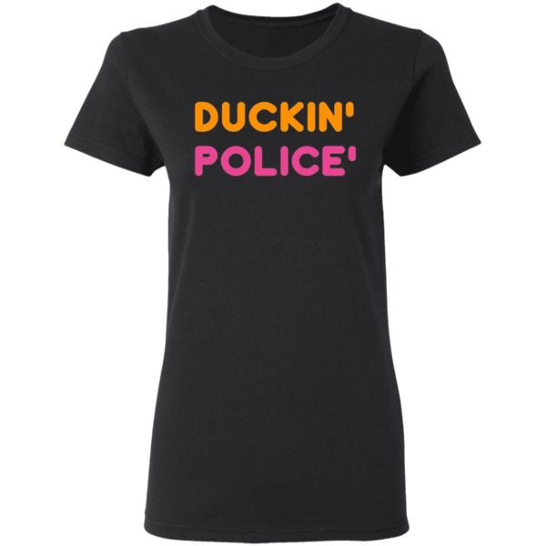 Duckin Police shirt, long sleeve