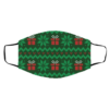 Ugly Christmas Sweater Seamless Red Face Mask