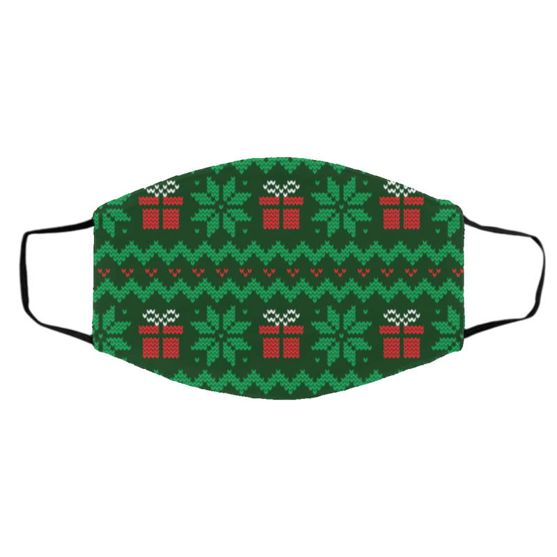 Gift Ugly Christmas Sweater Seamless Face Mask