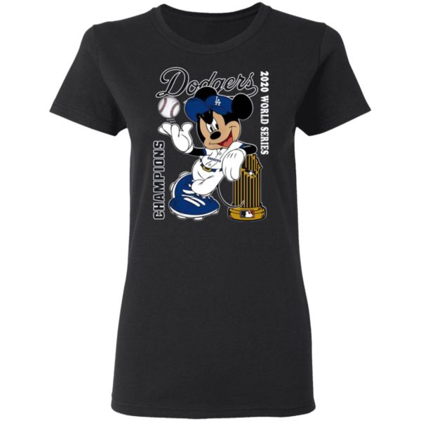 Mickey Mouse LA Dodgers 2020 World Series Champions Shirt