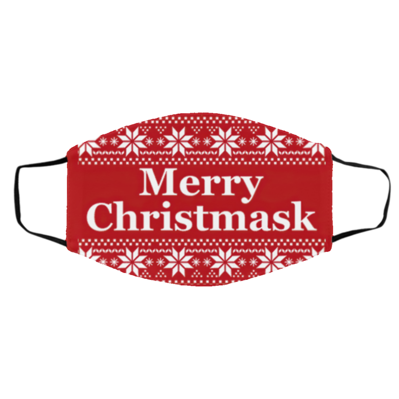 Merry Christmask Ugly Christmas Face Mask