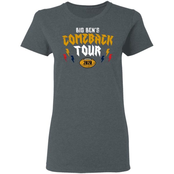 Pittsburgh Steelers Big Ben’s Comeback Tour 2020 shirt