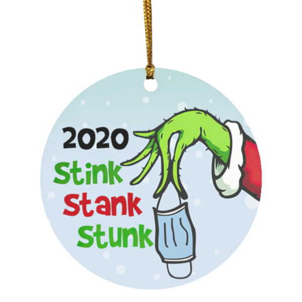 2020 Stink Stank Stunk Christmas Ornament Keepsake Decorative Ornament – Funny Holiday Gift