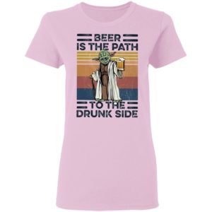 Master Yoda Beer Is The Path To The Drunk Side Vintage T-Shirt