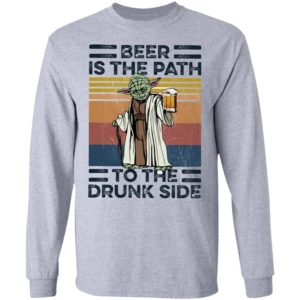 Master Yoda Beer Is The Path To The Drunk Side Vintage T-Shirt