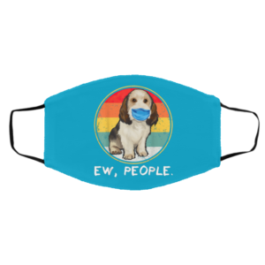 Ew People Petit Basset Griffon Vendeen Dog Wearing Face Mask