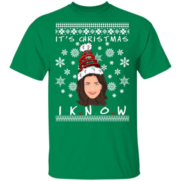 It’s Christmas I KNOW Monica Geller Ugly Christmas Sweater