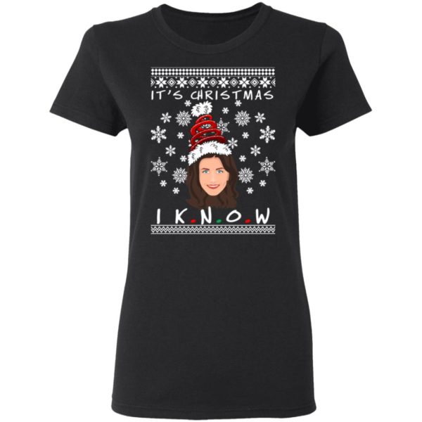 It’s Christmas I KNOW Monica Geller Ugly Christmas Sweater