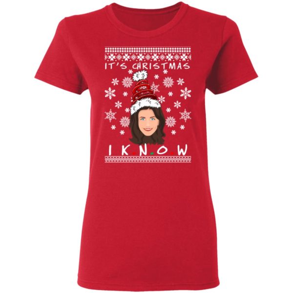 It’s Christmas I KNOW Monica Geller Ugly Christmas Sweater