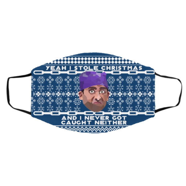 Yeah I Stole Christmas And I Never Got Caught Neither Prison Mike Ugly Christmas Face Mask
