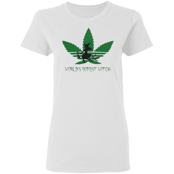 World’s Dopest Witch Adidas Weed Cannabis shirt