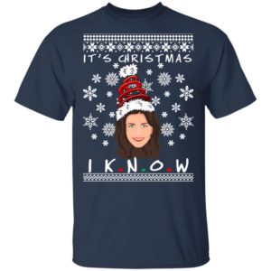 Monica Geller It's Christmas I KNOW Ugly Christmas Sweater