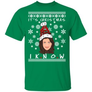Monica Geller It's Christmas I KNOW Ugly Christmas Sweater