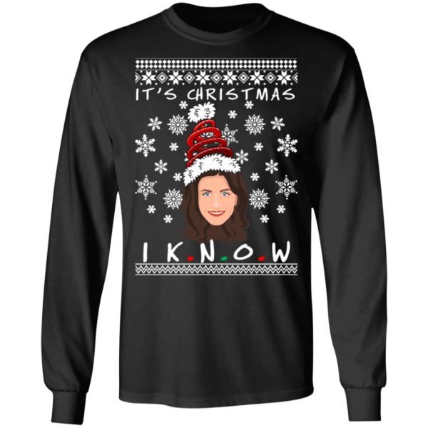 Monica Geller It’s Christmas I KNOW Ugly Christmas Sweater