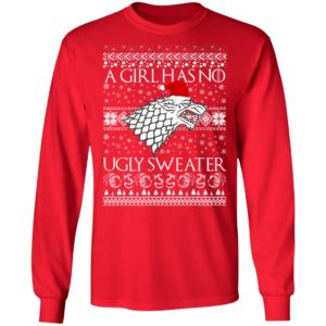A Girl Has No Ugly Sweater Arya Stark GoT Ugly Christmas Sweater