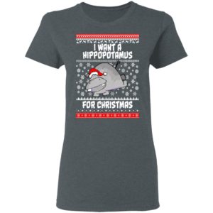 I Want A Hippopotamus For Christmas Ugly Christmas Sweater