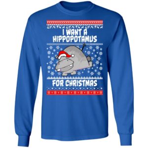 I Want A Hippopotamus For Christmas Ugly Christmas Sweater