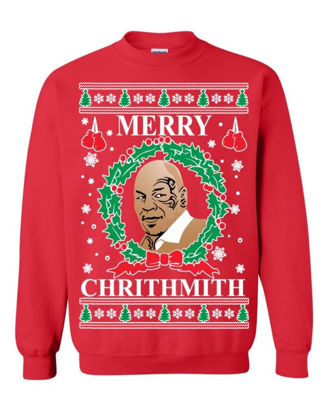 Mike Tyson Merry Chrithmith Ugly Christmas Sweater