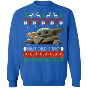 Baby Yoda What Child Is This Ugly Christmas Sweater