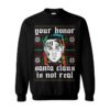 I’m Hoping For A White Christmas But I’ll Settle For Red Funny Wine Ugly Christmas Sweater