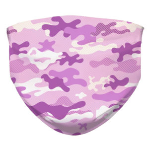 Camouflage Pattern Camo Rose Military Face Mask