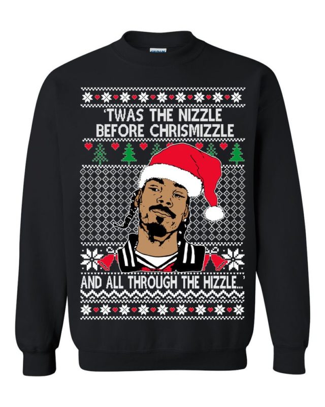 Snoop Dog Fo Shizzle Dizzle Ugly Christmas Sweater