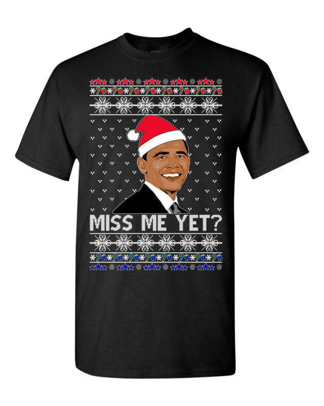 Barack Obama Miss Me Yet Ugly Christmas Sweater