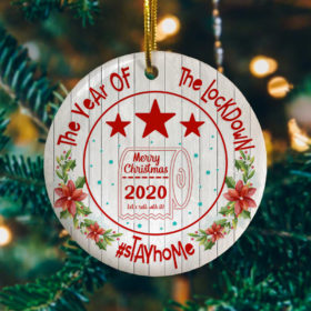 2020 The Year Of The Lockdown Decorative Decorative Christmas Ornament - Funny Holiday Gift
