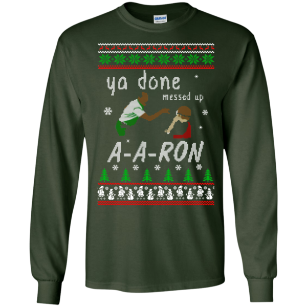 Aaron Sweater  Ya Done Messed Up Ugly Christmas Sweater