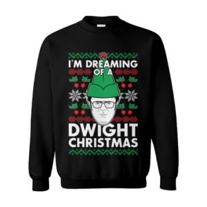 I'm Dreaming Of A Dwight Christmas Ugly Christmas Sweater