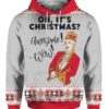 Jewnicorn To The Rescue 3D Ugly Christmas Sweater Hoodie