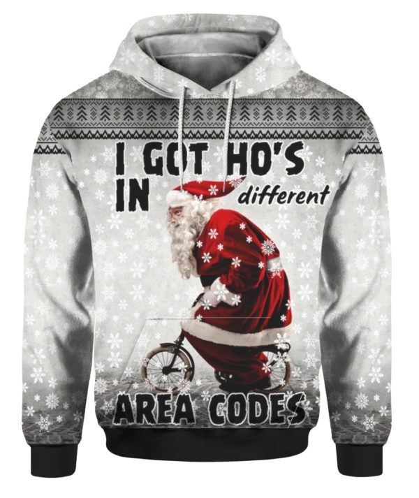 I Got Ho’s in Different Area Codes 3D Ugly Sweater Hoodie