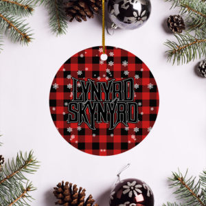 Lynyrd Skynyrd Merry Christmas Circle Ornament