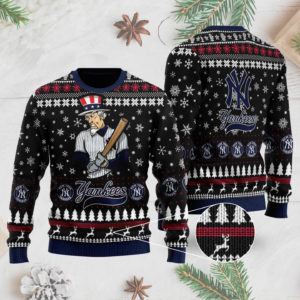 New York Yankees 3D Ugly Christmas Sweater