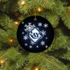 Texas Rangers Merry Christmas Circle Ornament
