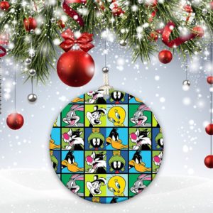 Happy Rabbit Leon Schlesinger Bugs Bunny Christmas Decorative Ornament