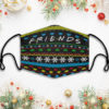 Friends Ugly Christmas Mask Central Perk Face Mask