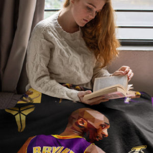 Kobe Bryant Super NBA Star American Professional Basketball Fleece Blanket, Sherpa Blanket