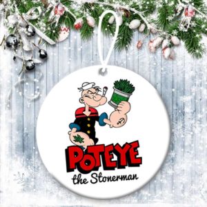 Popeye Christmas Ornaments Funny Holiday Gift