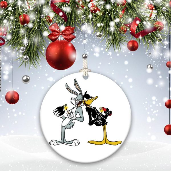 Bugs Bunny  Happy Rabbit, Leon Schlesinger Christmas Decorative Ornament