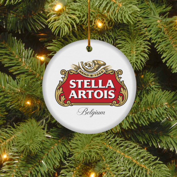 Stella Artois Merry Christmas Circle Ornament