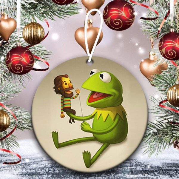 Kermit the Frog Christmas Ornaments Funny Holiday Gift