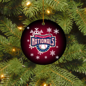 Washington Nationals Christmas Circle Ornament