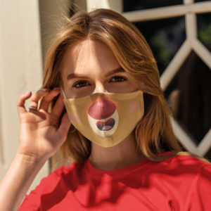 Rudolph the Red-Nosed Reindeer Face Mask