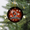 Cleveland Browns Christmas Merry Christmas Circle Ornament