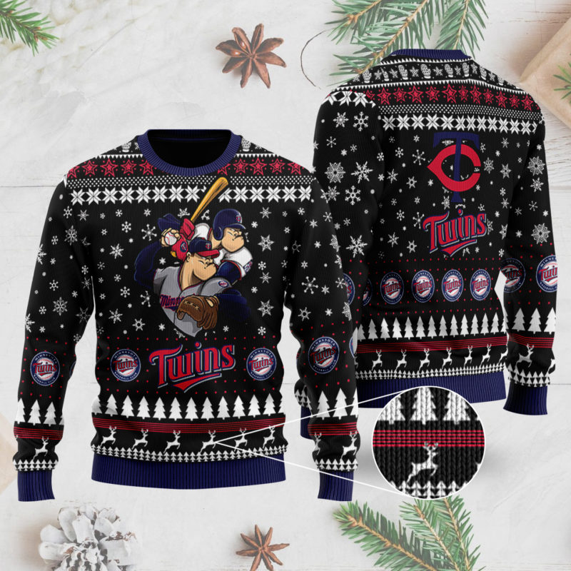 Minnesota Twins 3D Ugly Christmas Sweater