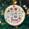 2020 When Shit Got Real Christmas Decorative Ornament